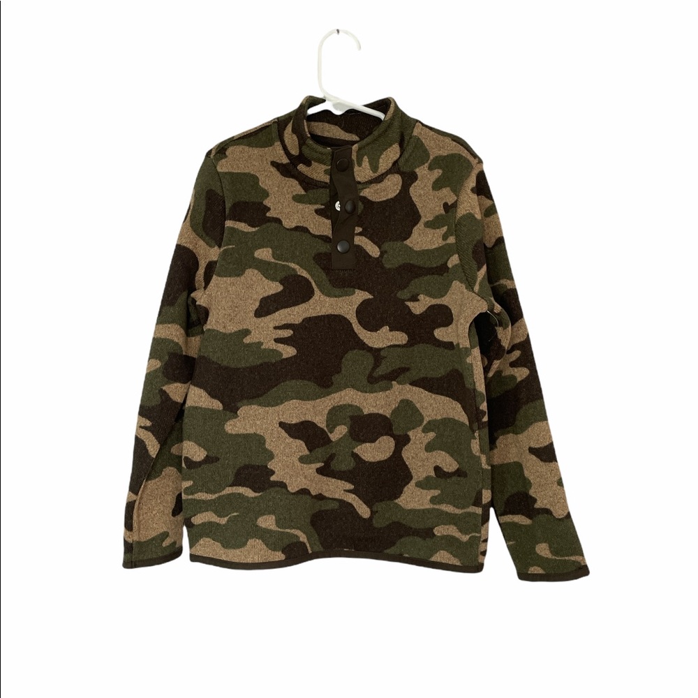 Boys camo sweater